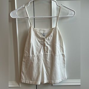 Cream Brandy Melville Tank Top
